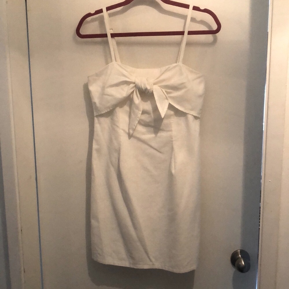 White linen/cotton summer dress.